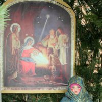 Поздравления от Марфушеньки душеньки с праздником светлого рождества христова! :: Анна Шишалова