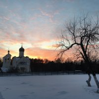 Крещенский закат :: Людмила Лихоманова