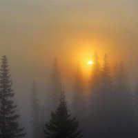 Туманным утром на восходе :: Сергей Чиняев 