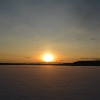 Закат зимой :: Светлана Ларионова