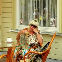 Дама с собачкой на Йомас, Майори :: Любовь Изоткина