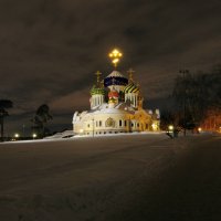 Храм в Переделкино. 29.01.2017. :: Виталий Виницкий