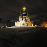 Храм в Переделкино. 29.01.2017. :: Виталий Виницкий
