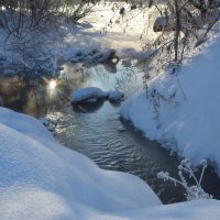 Купание солнца в холодной воде :: Борис Гуревич 