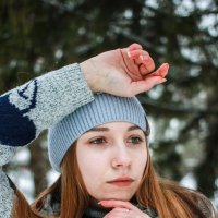 Зимний портрет девушки :: Екатерина Потапова