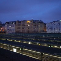 Восточный вокзал в Париже в сумерках :: Фотограф в Париже, Франции Наталья Ильина