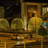Золотые купола..(из серии "Ночной Гонконг") :: Виктор Льготин