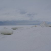 Белое море и льдины. :: Михаил Поскотинов