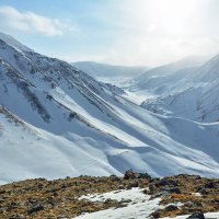 Вечер в горах :: Горный турист Иван Иванов