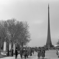 Аллея Космонавтов в 1981 году. :: Николай Кондаков