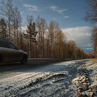 По дороге в Байкальск на горнолыжку... :: Александр Попов