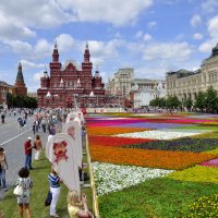 Туристы и цветы... :: Anatoly Lunov