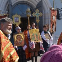 Служба в храме Александра Невского :: Ирина Бархатова