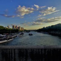 Вид на вечернею Сену... :: Sergey Gordoff