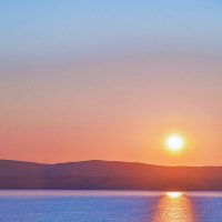 Восход на озере Шира. :: юрий Амосов