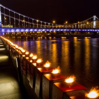 «Свеча памяти» на Крымской набережной :: Оксана Пучкова