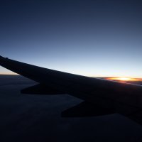 Рассвет с высоты 11000 метров (из-под облаков) :: Илья Кузнецов