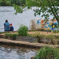 РЫБЫ НЕ ПОЙМАЛИ, НО ВСЁ БЫЛО КРАСИВО :: Юрий Вовк