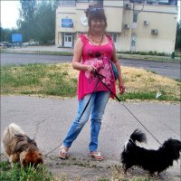 Дама с собачками :: Нина Корешкова