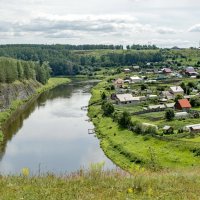 Берег тот, вид другой. Исеть. Щербаковское. :: Михаил Полыгалов