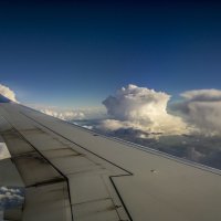 вид из самолета на небо и облака :: Дмитрий Потапкин