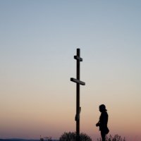 Упоклонного креста на закате,п. Коктебель, Республика Крым :: Дина Дробина
