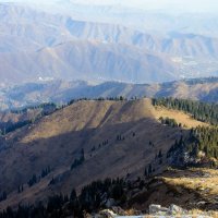 Вечером в горах :: Горный турист Иван Иванов