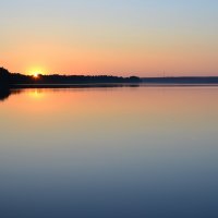 закат на Гусином озере :: evgeny ryazanov