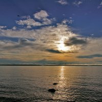 рассвет на Онежском озере :: Виктория Колпакова