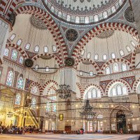 Интерьер мечети Шехзаде в Стамбуле. Архитектор Синан :: Ирина Лепнёва