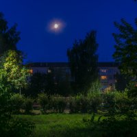 Последний вечер лета 2017-го ((( 8-ые лунные сутки :: Марина Ломина