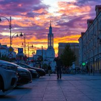 Костел Святого Роха в Белостоке на закате :: Tatsiana Latushko