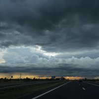 Закат дождь :: Владимир Иванов