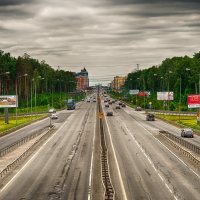 Питер въезд в город на проспект Косыгина :: Юрий Плеханов