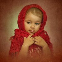 портрет в красном :: Анастасия Аникеева