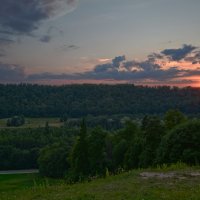 Shining sunset in Sigulda :: Дмитрий Каминский