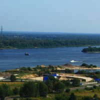 На Волге :: Владимир Андреевич Ульянов