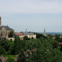 Панорама на город Кутна Гора. На первом плане храм Св. Якова :: Елена Павлова (Смолова)