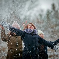 Первый снег , радости нет предела .... :: Кристина Беляева