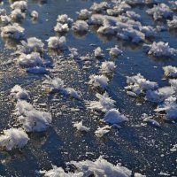 Снежные узоры на реке Чарыш :: Кристина Воробьева