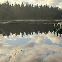 Плывут облака по воде..... :: Валентина Жукова