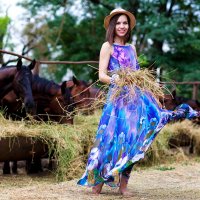 Красавица и лошади :: Irina Panaran