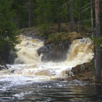 Водопад Ахвенкоски :: Марина Домосилецкая