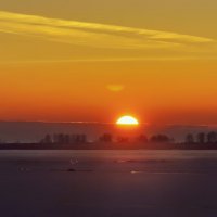 Закат над Северной Двиной :: Виктор Заморков