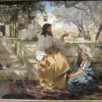 Г. Семирадский. Христос у Марфы и Марии. 1886 г. :: Маера Урусова