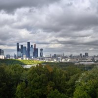 Над Москвой.Over Moscow :: Юрий Воронов