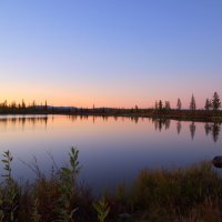 Закат на озере :: ГАЛИНА Баранова