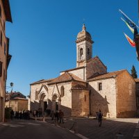 Сан-Квирико д'Орча. Тоскана. Собор La Collegiata dei Santi Quirico e Giulitta. :: Надежда Лаптева