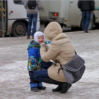 - МААААМ, ПОЙДЕМ ДОМОЙ, МОРОЗ КУСАЕТСЯ! :: Владимир Прокопов