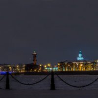 Панорама ночного Санкт-Петербурга :: Дмитрий Рутковский